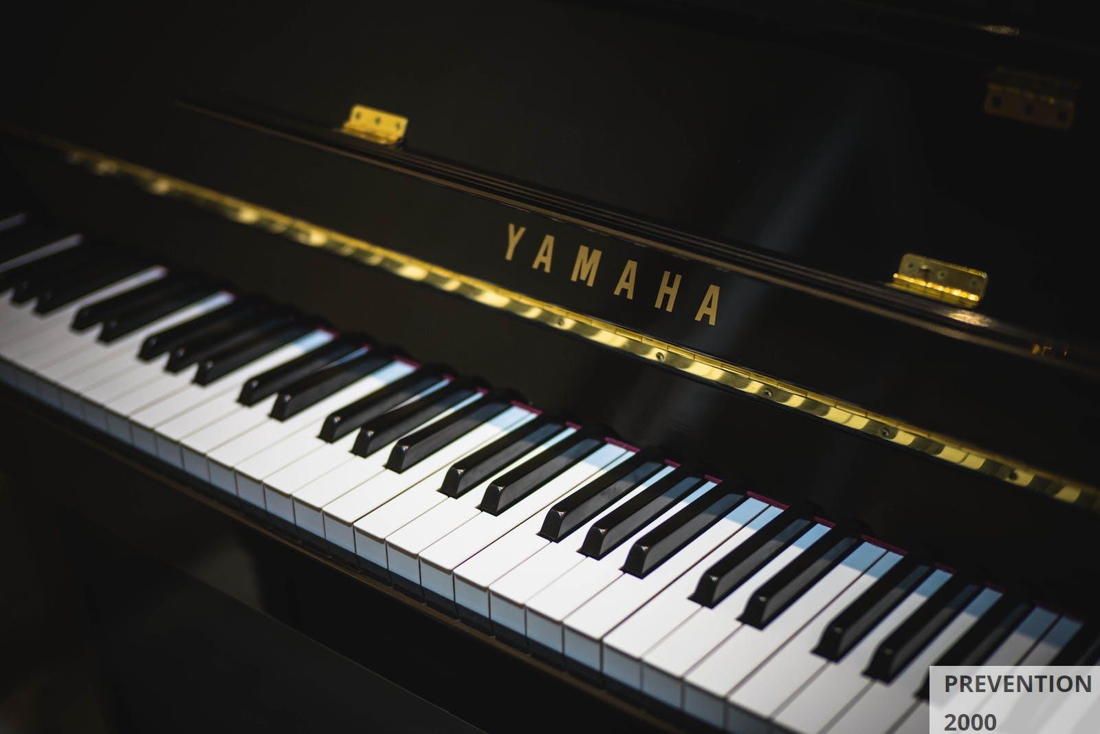 Black Yamaha Piano